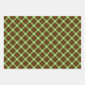 フェスティバルクリスマスレッド&グリーンプライド（ホリー付） ラッピングペーパーシート (正面2)