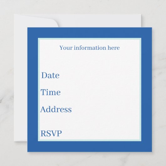 フェスティバルクリスマスレトロヴィンテージ教会パーティー  招待状 (裏面)