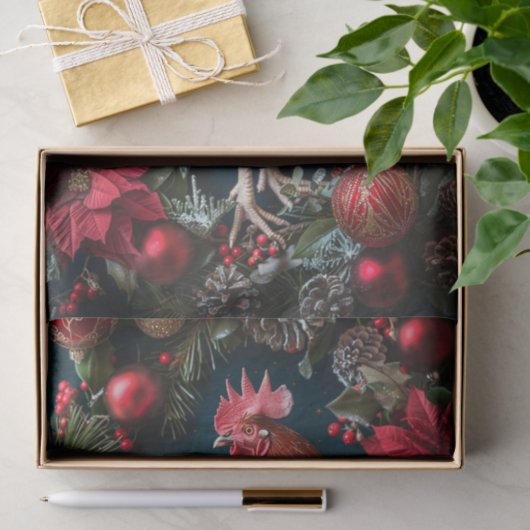 フェスティバルクリスマスロッスターデクページ 薄葉紙 (ギフト)