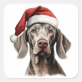 フェスティバルクリスマスワイマラー スクエアシール (正面)