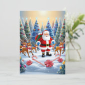 フェスティバルクリスマスワンダーランドとサンタ&トナカイ シーズンカード (スタンド正面)