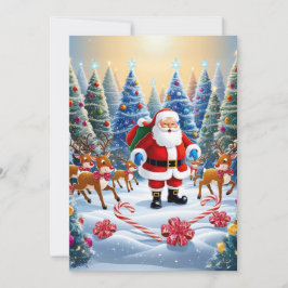 フェスティバルクリスマスワンダーランドとサンタ&トナカイ シーズンカード