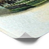 フェスティバルクリスマスヴィンテージホリデーエンジェル ポスター (角)