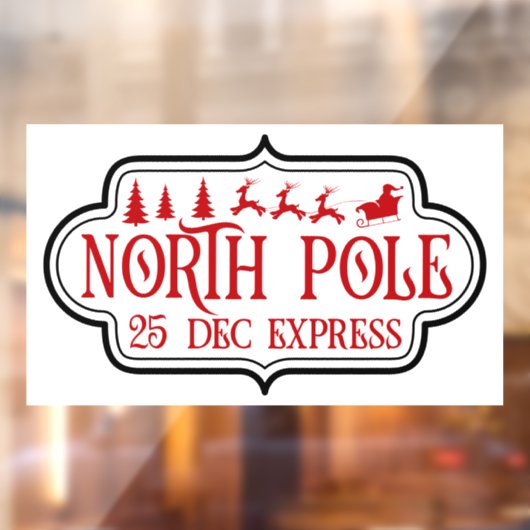 フェスティバルクリスマス北表現 ウィンドウサイン (シート2)