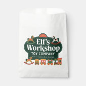 フェスティバルクリスマス小妖精や小人ワークショップパーティー フェイバーバッグ (正面)