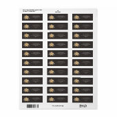 フェスティバルクリスマス差出人住所ラベル ラベル (フルシート)