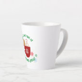 フェスティバルクリスマス応援マグカップとジンジャーブレッドマン カフェラテマグ (右アングル)