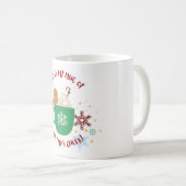 フェスティバルクリスマス応援マグカップとジンジャーブレッドマン コーヒーマグカップ (正面右)