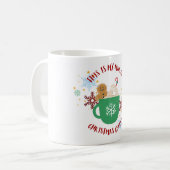 フェスティバルクリスマス応援マグカップとジンジャーブレッドマン コーヒーマグカップ (正面左)