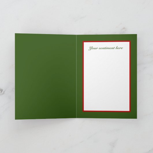 フェスティバルクリスマス恐竜 シーズンカード (内部)