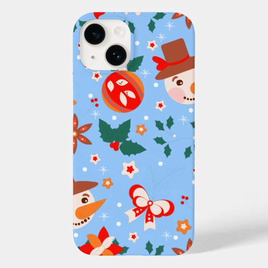 フェスティバルクリスマス抽象芸術パターン Case-Mate iPhoneケース (裏面)