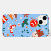 フェスティバルクリスマス抽象芸術パターン Case-Mate iPhoneケース (裏面 (横))