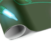 フェスティバルクリスマス数々の休暇色のライト ラッピングペーパー (ロールコーナー)