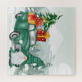 フェスティバルクリスマス格言とトラックホリデイ ジグソーパズル (横)