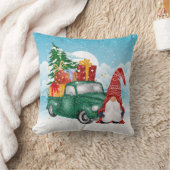 フェスティバルクリスマス格言トラックホリデーデコール クッション (ブランケット)