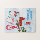 フェスティバルクリスマス格言ホリデイ ジグソーパズル (横)