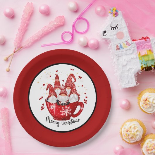 フェスティバルクリスマス格言ホリデイ ペーパープレート (パーティー)