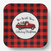 フェスティバルクリスマス格言ホリデイ ペーパープレート (正面)