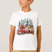 フェスティバルクリスマス格言列車 Tシャツ (正面)