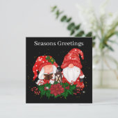 フェスティバルクリスマス格言追加気持ちホリデーカード シーズンカード (スタンド正面)