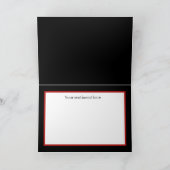 フェスティバルクリスマス格言追加気持ちホリデーカード シーズンカード (内部)