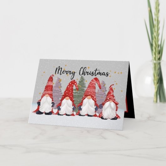 フェスティバルクリスマス格言追加気持ちホリデーカード シーズンカード (正面)