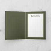 フェスティバルクリスマス水カラー雪だるまカード カード (内部)