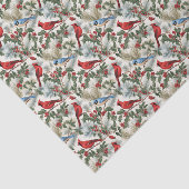 フェスティバルクリスマス水カラー（鳥）ショウジョウコウカンチョウ 薄葉紙 (詳細)