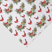 フェスティバルクリスマス深紅色タイルドホリデイ 薄葉紙 (詳細)