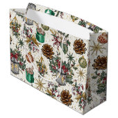 フェスティバルクリスマス混合パターン ラージペーパーバッグ (裏面アングル)