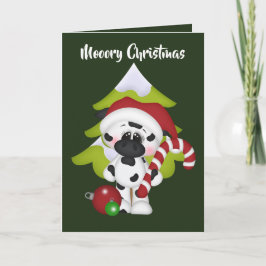 フェスティバルクリスマス牛の追加グリーティングカード カード