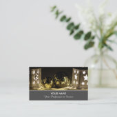 フェスティバルクリスマス装飾お祝い 名刺 (スタンド正面)