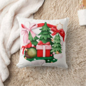 フェスティバルクリスマス装飾用クッションホリデイ装飾 クッション (ブランケット)