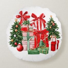 フェスティバルクリスマス装飾用クッションホリデイ装飾 ラウンドクッション