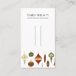 フェスティバルクリスマス装飾用ヘアクリップ表示カード 名刺