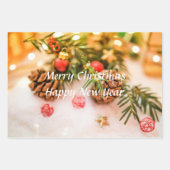 フェスティバルクリスマス装飾 ラッピングペーパーシート (正面)