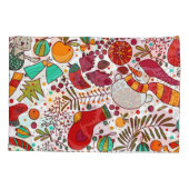 フェスティバルクリスマス要素シームレスデザイン 枕カバー (裏面)