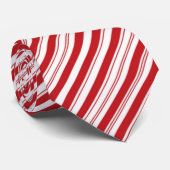 フェスティバルクリスマス赤と白ストライプのキャンディーケーン ネクタイ (ロール)