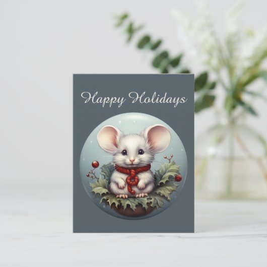 フェスティバルクリスマス追加文字国マウス シーズンポストカード (スタンド正面)