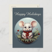 フェスティバルクリスマス追加文字国マウス シーズンポストカード (正面/裏面)
