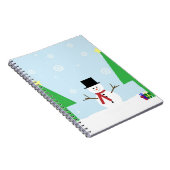 フェスティバルクリスマス雪だるま ノートブック (右側)