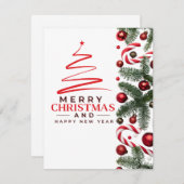 フェスティバルクリスマス シーズンカード (正面/裏面)