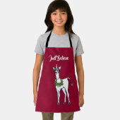 フェスティバルクリスマス・ユニコーン信じ エプロン (インサイチュ)