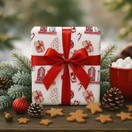 フェスティバルクリスマス ラッピングペーパー