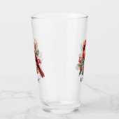 フェスティバルクリスマス（鳥）ショウジョウコウカンチョウ名水色を追加 タンブラーグラス (右)