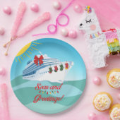 フェスティバルクルーズシップ ペーパープレート (パーティー)