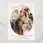 フェスティバルグラムワンオーバルフォトゴールデンきらめくスターズ 箔シーズンカード (正面)