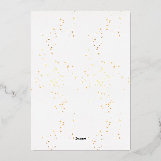 フェスティバルグラムワンオーバルフォトゴールデンきらめくスターズ 箔シーズンカード (裏面)