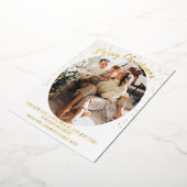 フェスティバルグラムワンオーバルフォトゴールデンきらめくスターズ 箔シーズンカード (回転した状態)