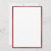 フェスティバルグリッタークリスマスゲームナイトパーティー 招待状 (裏面)